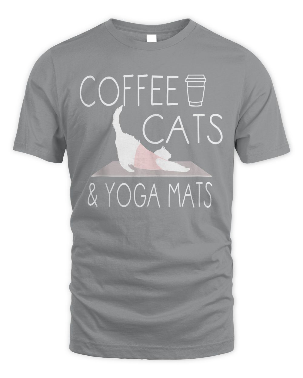 coffee, cats & yoga mats - funny gifts  yoga instructor
