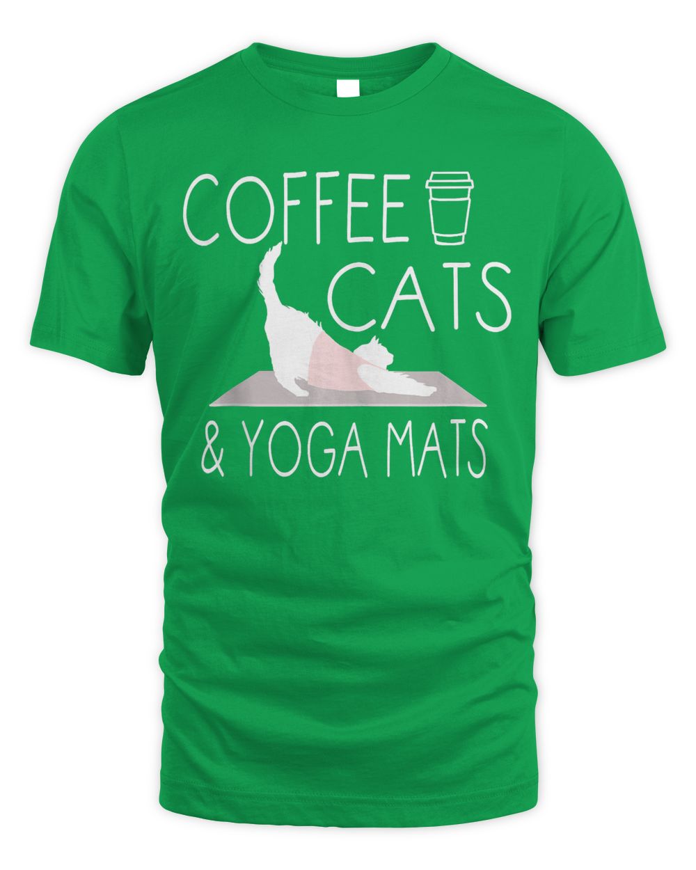 coffee, cats & yoga mats - funny gifts  yoga instructor