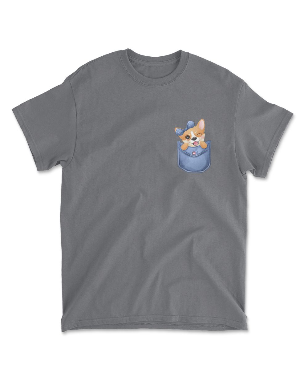 corgi in pocket