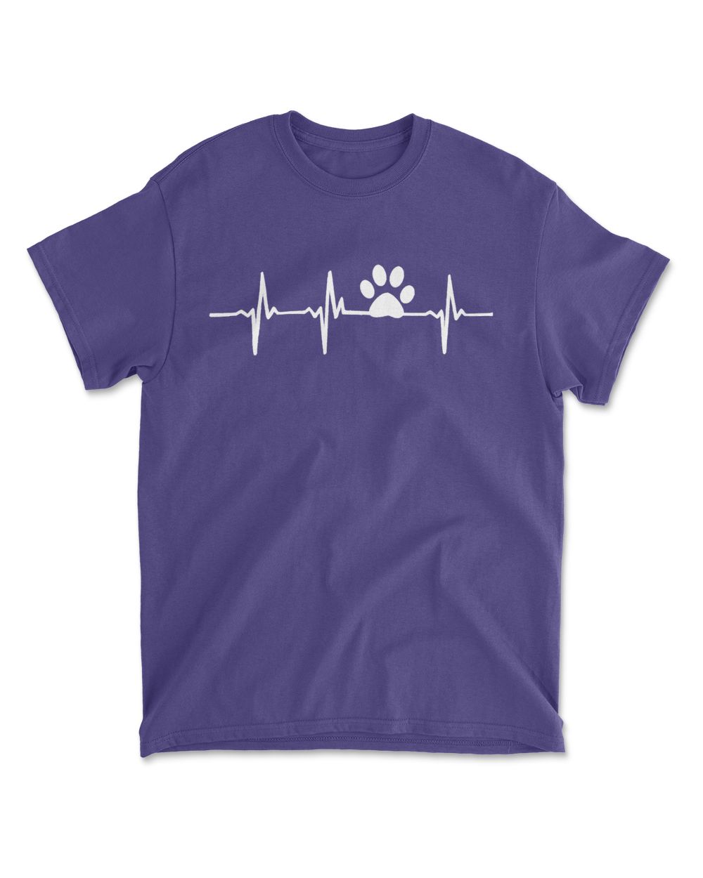 Paw Print Heartbeat Veterinarian Vet Tech