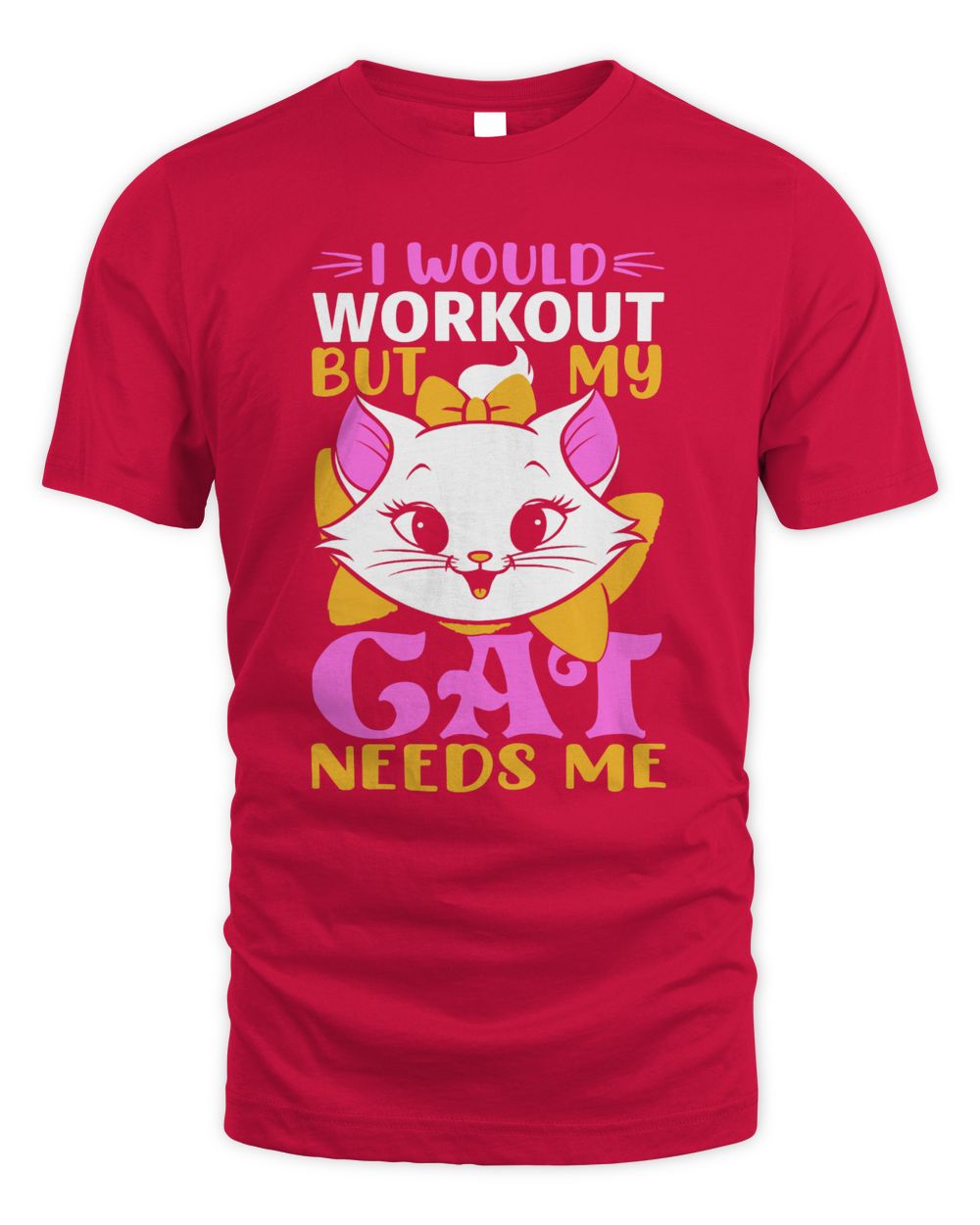 I would workout but my cat needs me