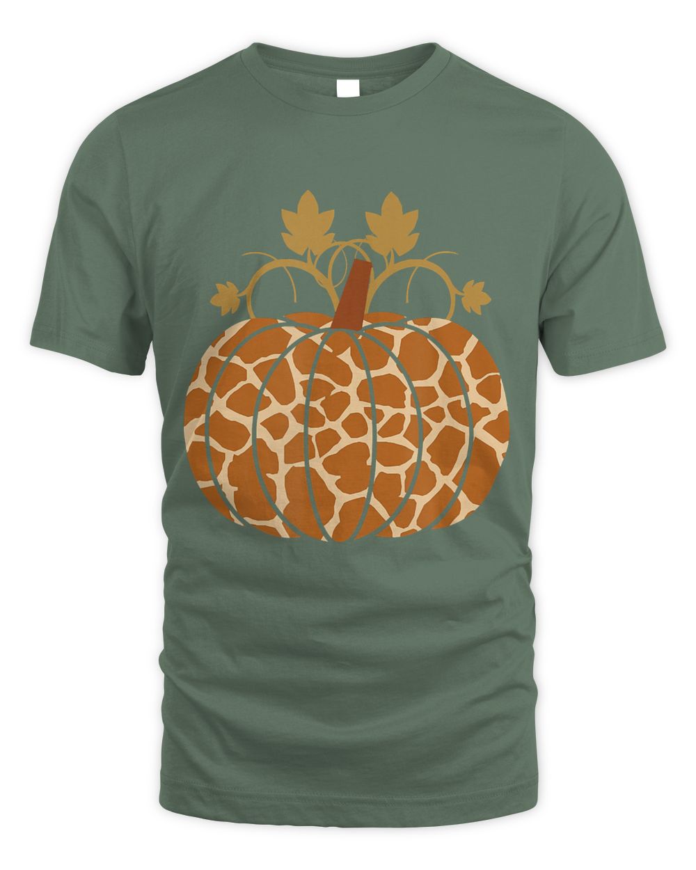 animal giraffe print pumpkin halloween fall autumn gift