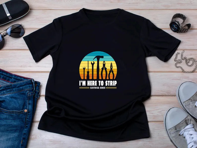 Electrician gifts, Funny Electrician T-Shirt, Gift for Electrical Technician